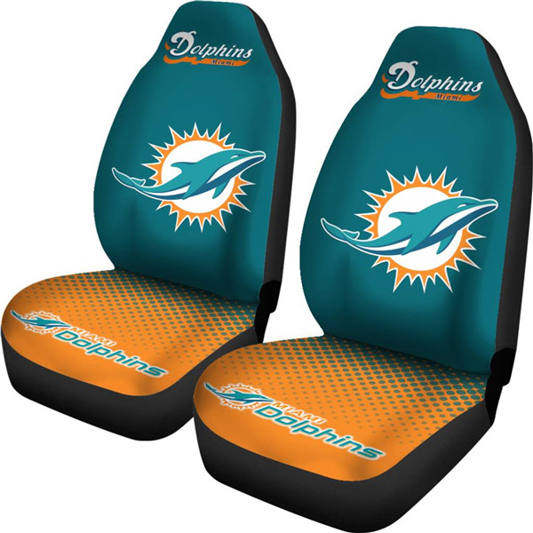 Miami Dolphins New Fashion Fantastic Car Seat Covers 003(Pls Check Description For Details)